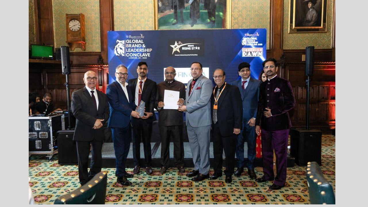 Finkeda Gets Honoured With India’s Rising Star Award at Global Brand and Leadership Conclave 2025