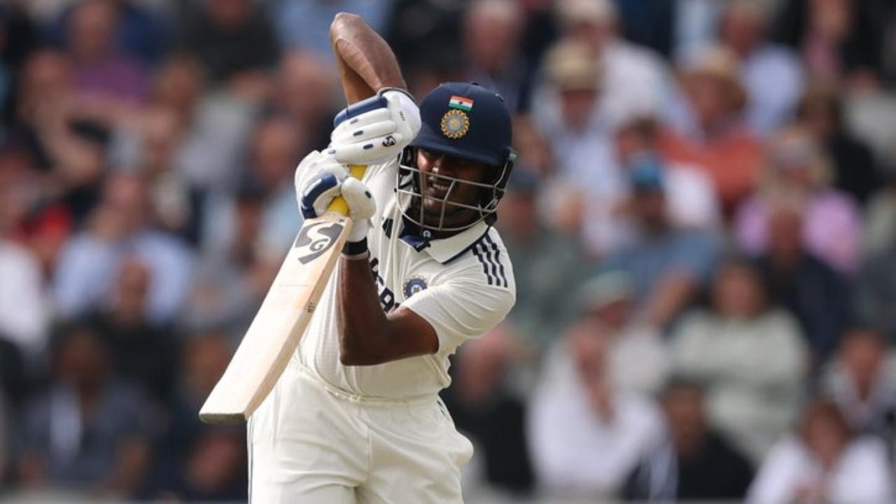 His knock also marked the first fifty by an Indian batsman outside Asia since January 2022. Before him, Pujara played a knock of 53 runs against South Africa in 2022 (Pic: X/@BCCI)