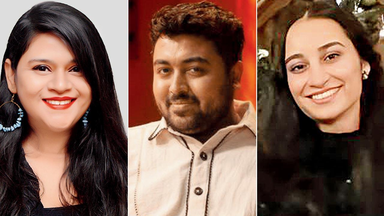 Mohar Basu, Pulkit Kochar and Khushi Mundhada