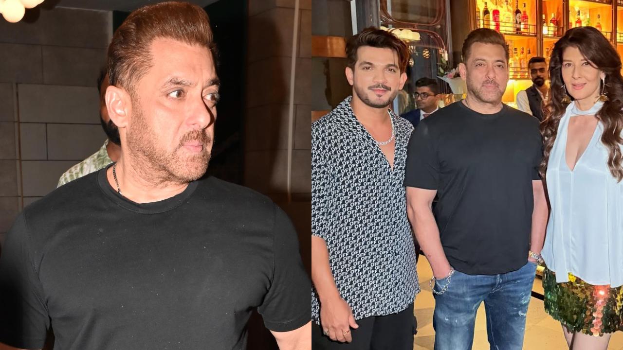 Salman Khan attends former girlfriend Sangeeta Bijlani's birthday bash