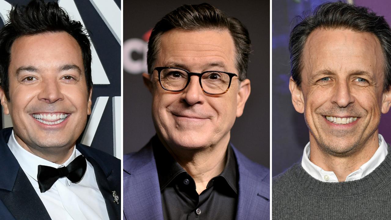 Stephen Colbert gets solidarity from fellow late-night hosts after cancellation 