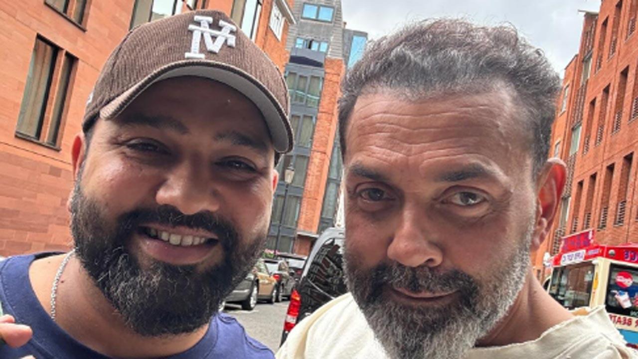 Bobby Deol posts a click with Rohit Sharma amid India-England third test