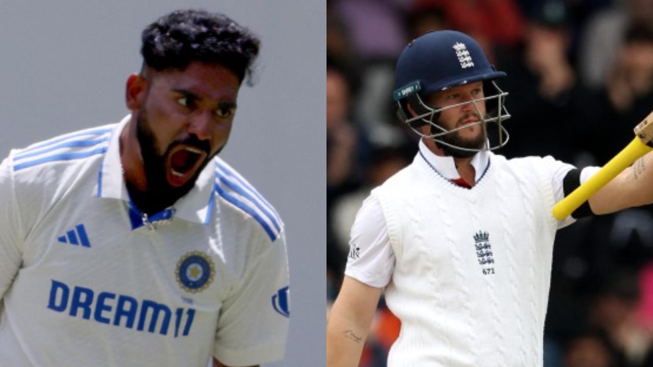 Siraj’s aggression boils over as umpires step in after Duckett`s wicket: WATCH