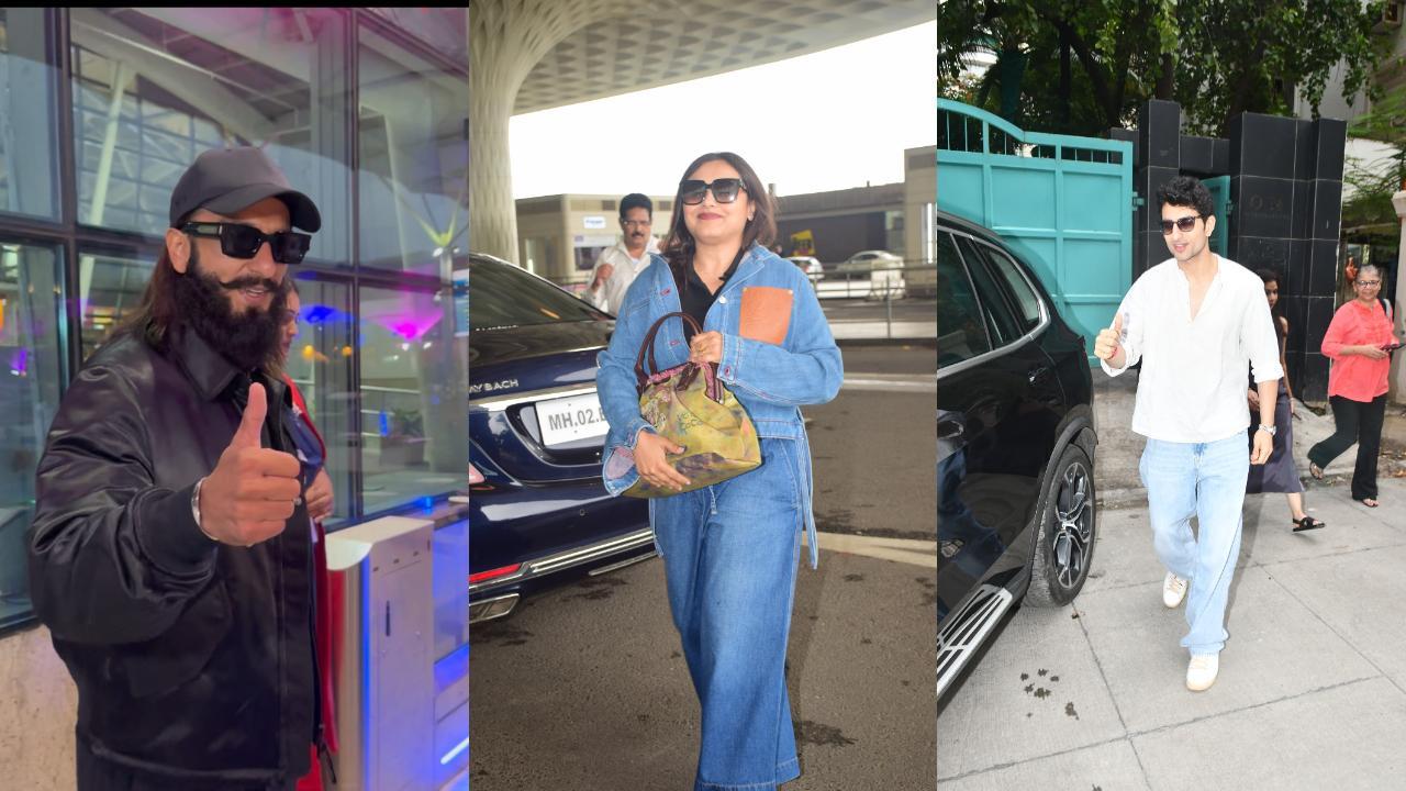 Spotted in the city: Ranveer Singh, Ibrahim Ali Khan, Rani Mukerji and more