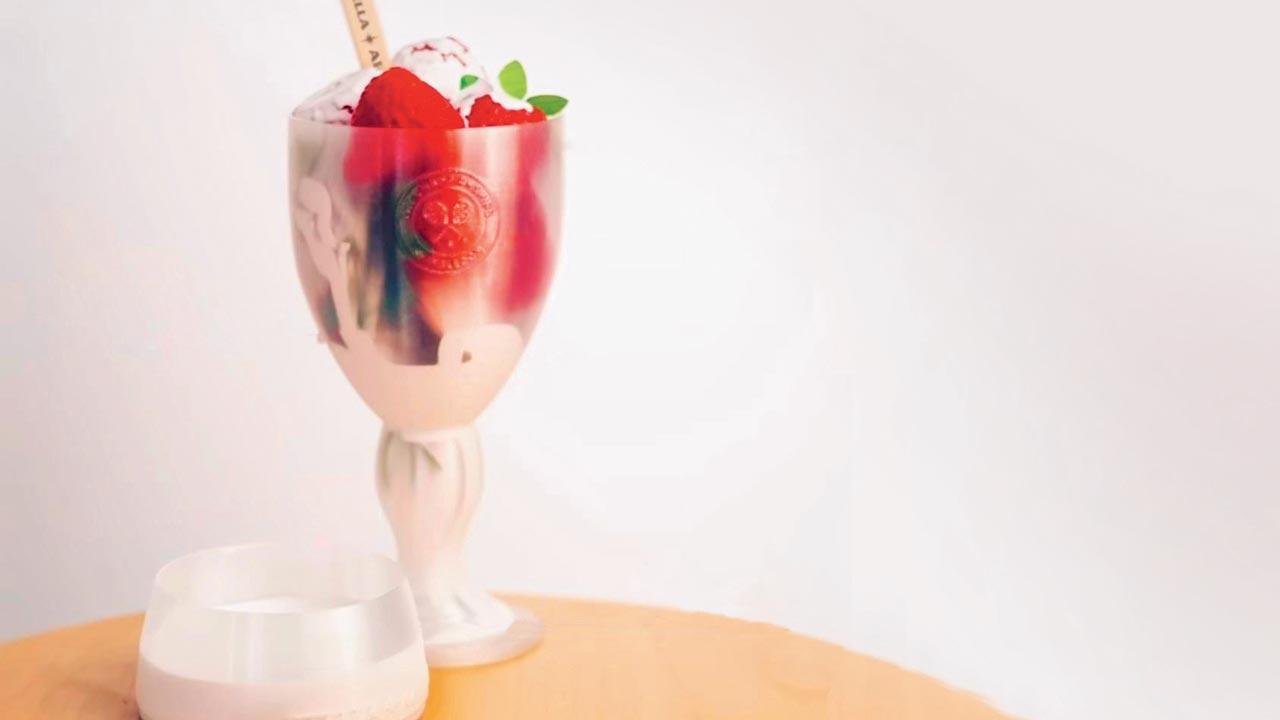 Strawberries, cream and numbers all whipped up at Wimbledon