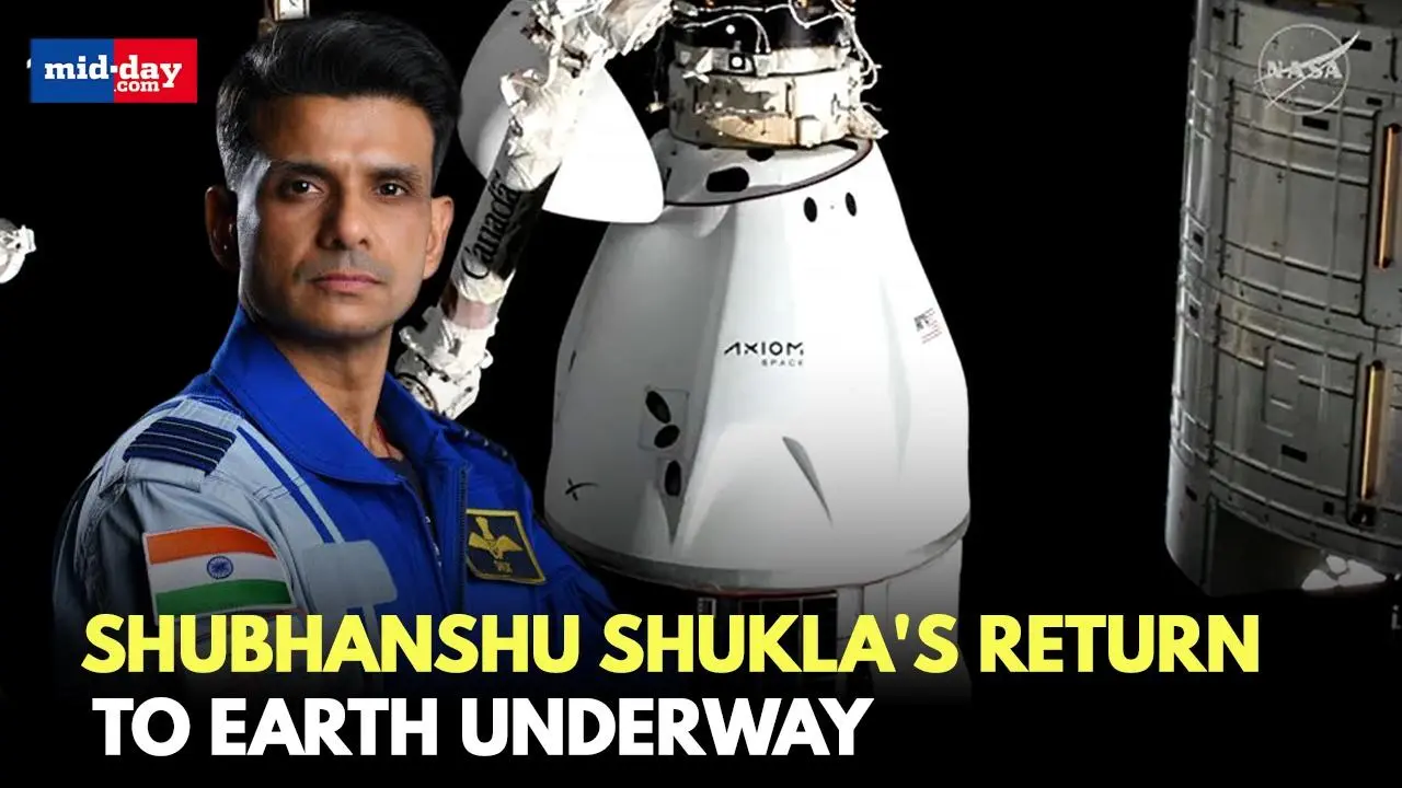 Axiom-4 Mission: India`s second space hero leaves ISS; historic journey begins