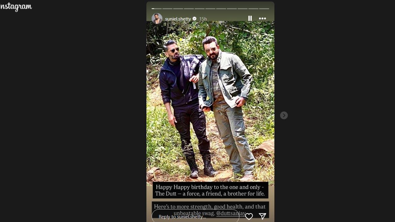 Picture Courtesy/Suniel Shetty`s Instagram account