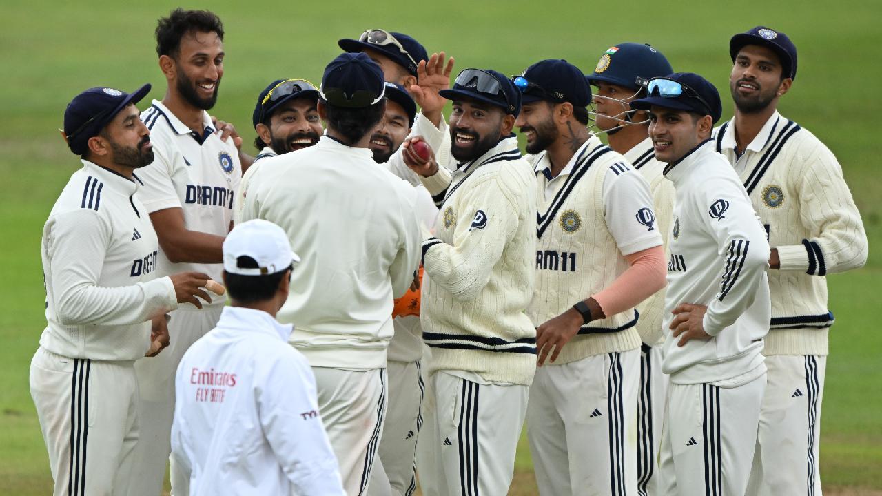 Team India`s jubilant scenes post 336-run win over England at Edgbaston