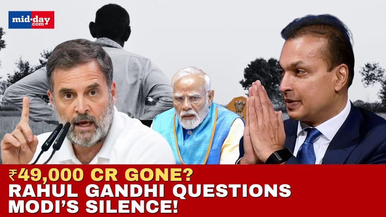 Rahul Gandhi Targets PM Modi`s Govt Over Anil Ambani’s Fraud Loan Write-Off