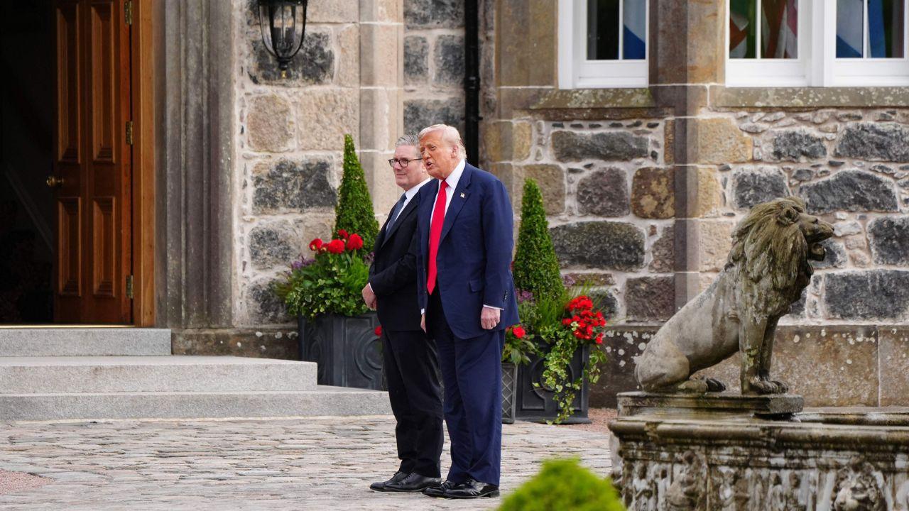 The overseas jaunt let Trump escape Washington's sweaty summer humidity but also the still-raging scandal over the files related to Jeffrey Epstein