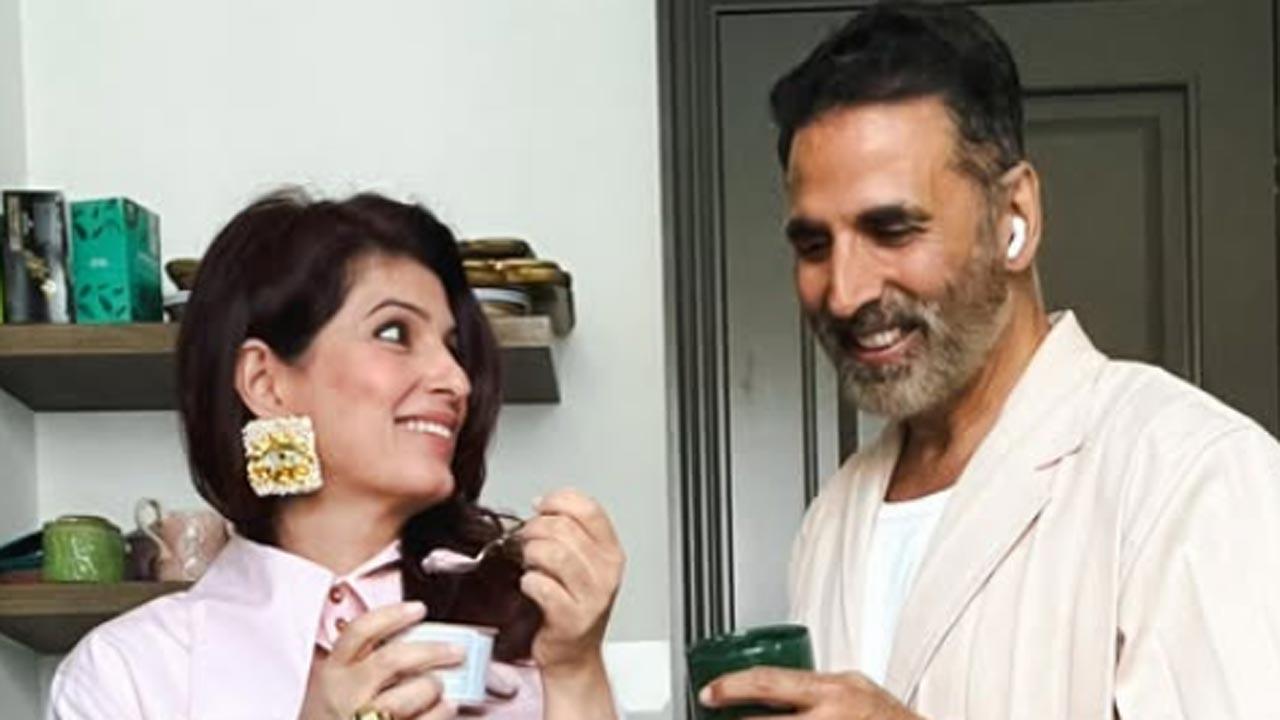 Twinkle shares picture with Akshay Kumar after ‘long day of cricket’