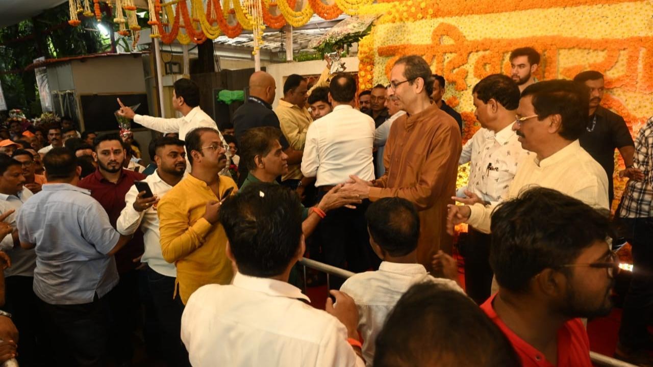 IN PHOTOS: Huge crowds visit Matoshree to wish Uddhav Thackeray on his birthday