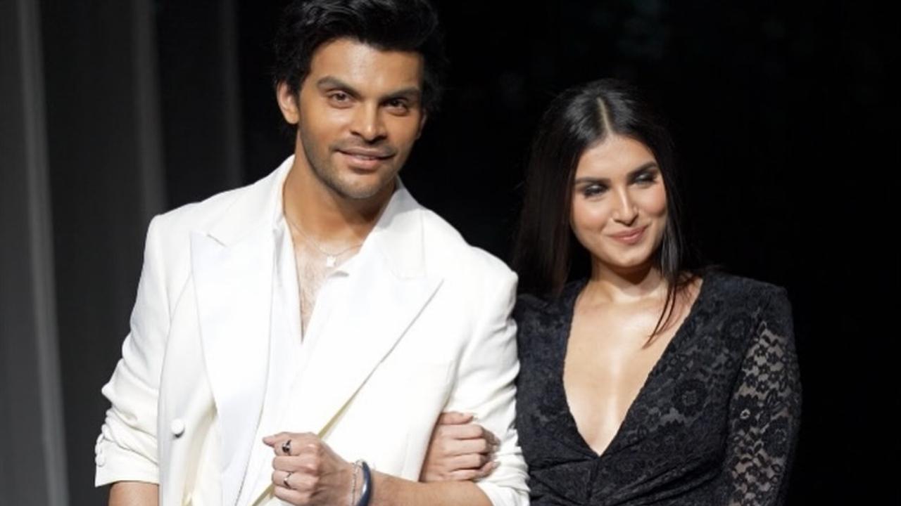 Love is in the air! Tara Sutaria blows kiss at rumoured boyfriend Veer Pahariya