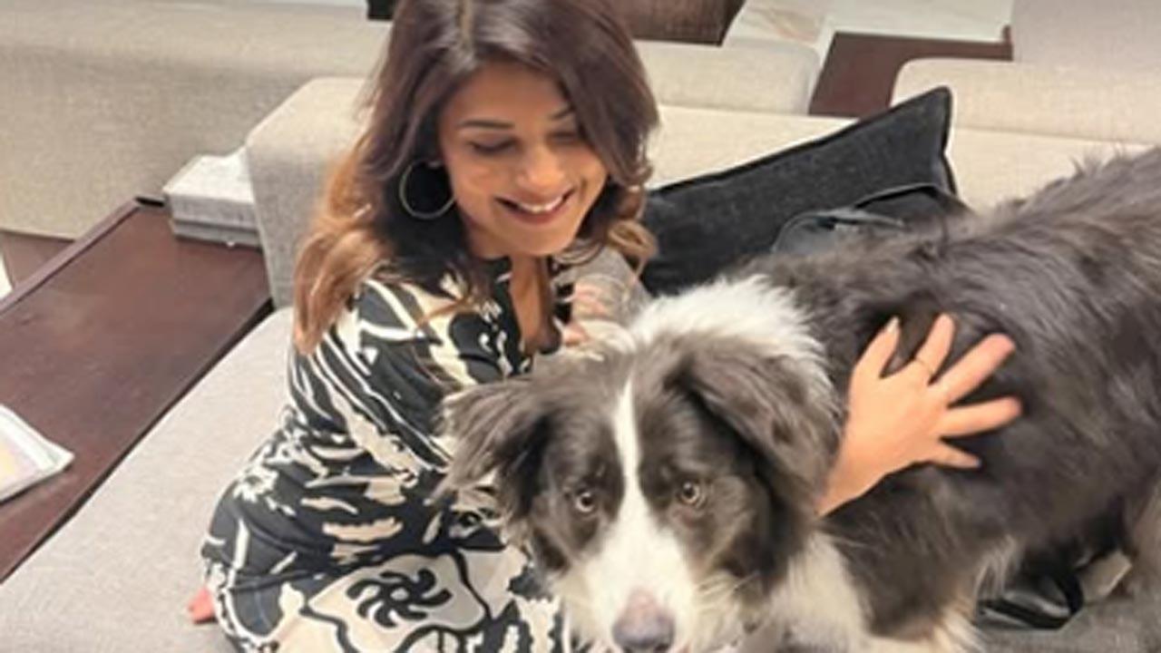 Jennifer Winget's heart belongs to her furry buddy; check it out