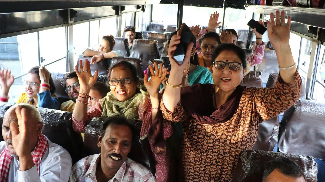 IN PHOTOS: Devotees leave for Kheer Bhawani Mela; all arrangements in place