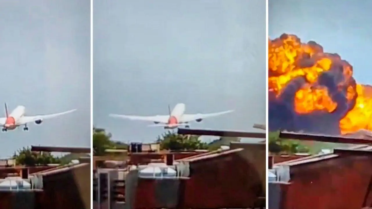 London-bound Air India plane crashes near Ahmedabad airport with 242 fliers