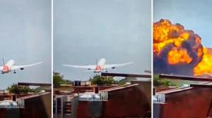 London-bound Air India plane crashes near Ahmedabad airport with 242 fliers