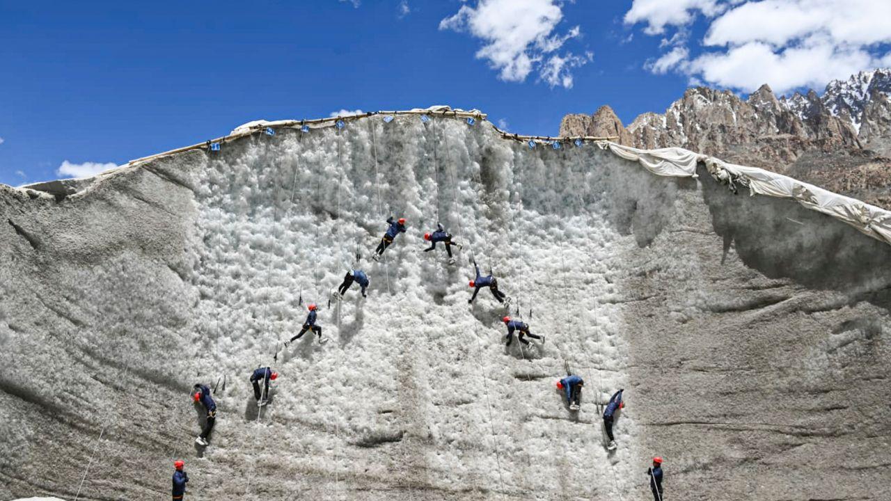 IN PHOTOS: Army conducts yoga session at the world's highest battlefield