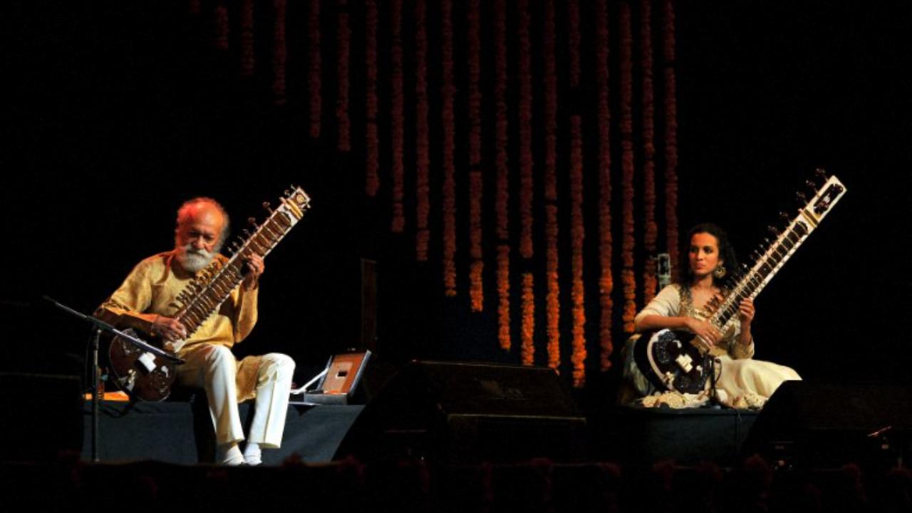 Pandit Ravi Shankar and Anoushka Shankar
The late sitar virtuoso Pandit Ravi Shankar made significant contributions to Indian classical music that remain etched in the memory of music enthusiasts. His daughter, Anoushka Shankar, is carrying forward his legacy, creating magic with the sitar. The British-American musician of Indian descent has received 11 Grammy nominations so far (Pic: AFP)