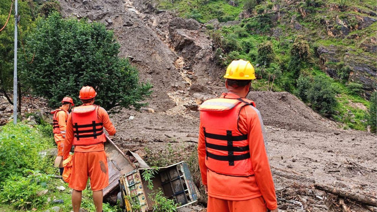 According to the District Disaster Management Authority (DDMA), the average rainfall recorded in Tehri Garhwal on Sunday was 79.2 mm.