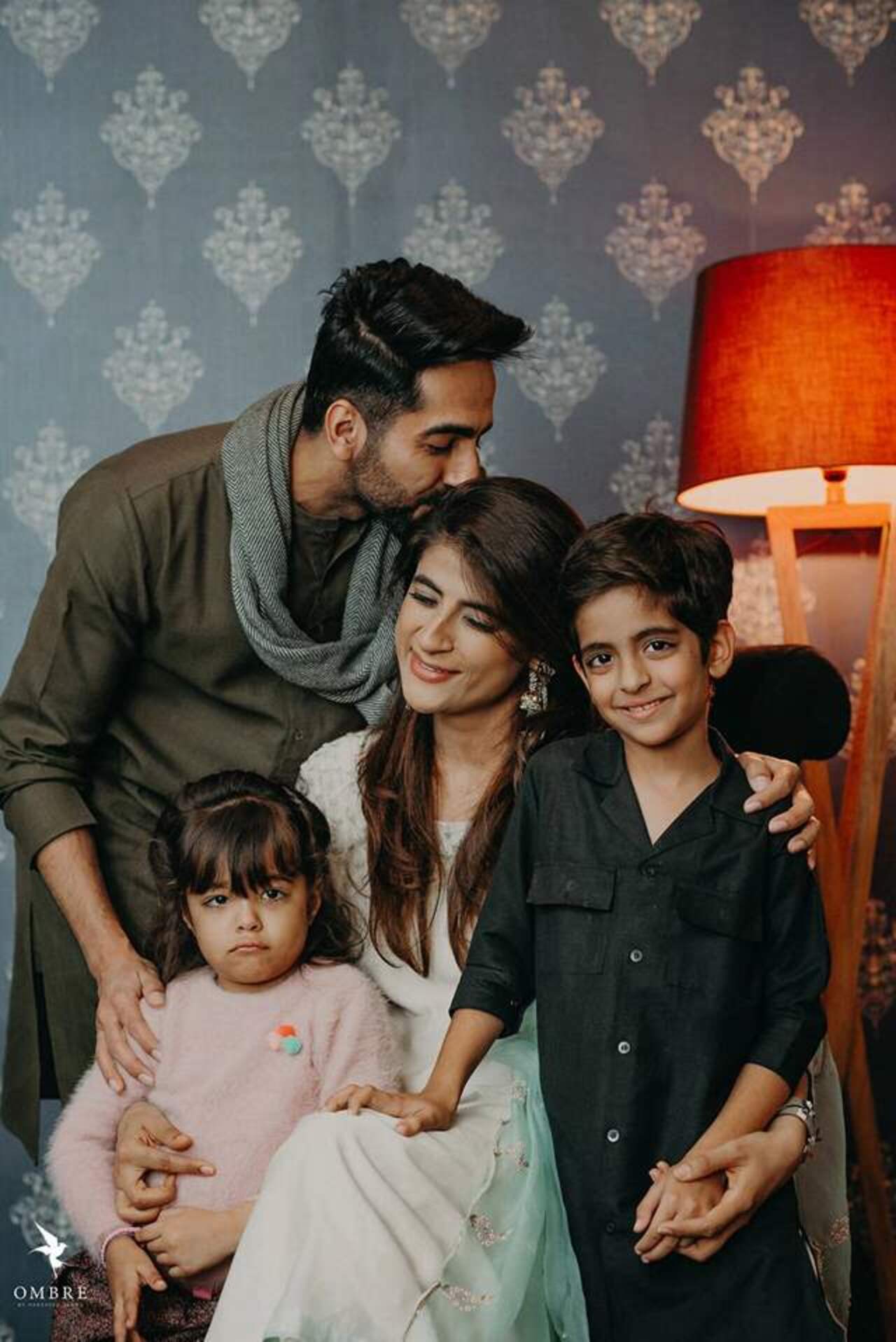 Ayushmann Khurrana with Virajveer and Varushka
Ayushmann Khurrana shares a close bond with his children, Virajveer and Varushka, often seen holidaying together. Through Tahira’s quiet battles, family has stayed his core