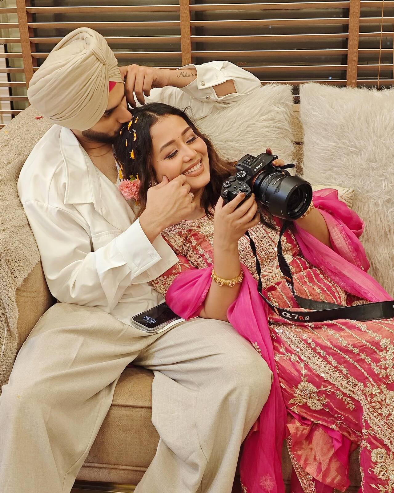 Nothing compares to a wholesome forehead kiss. Neha and Rohanpreet keep serving couple goals—not just for the camera, but for the kind of love that feels like fate