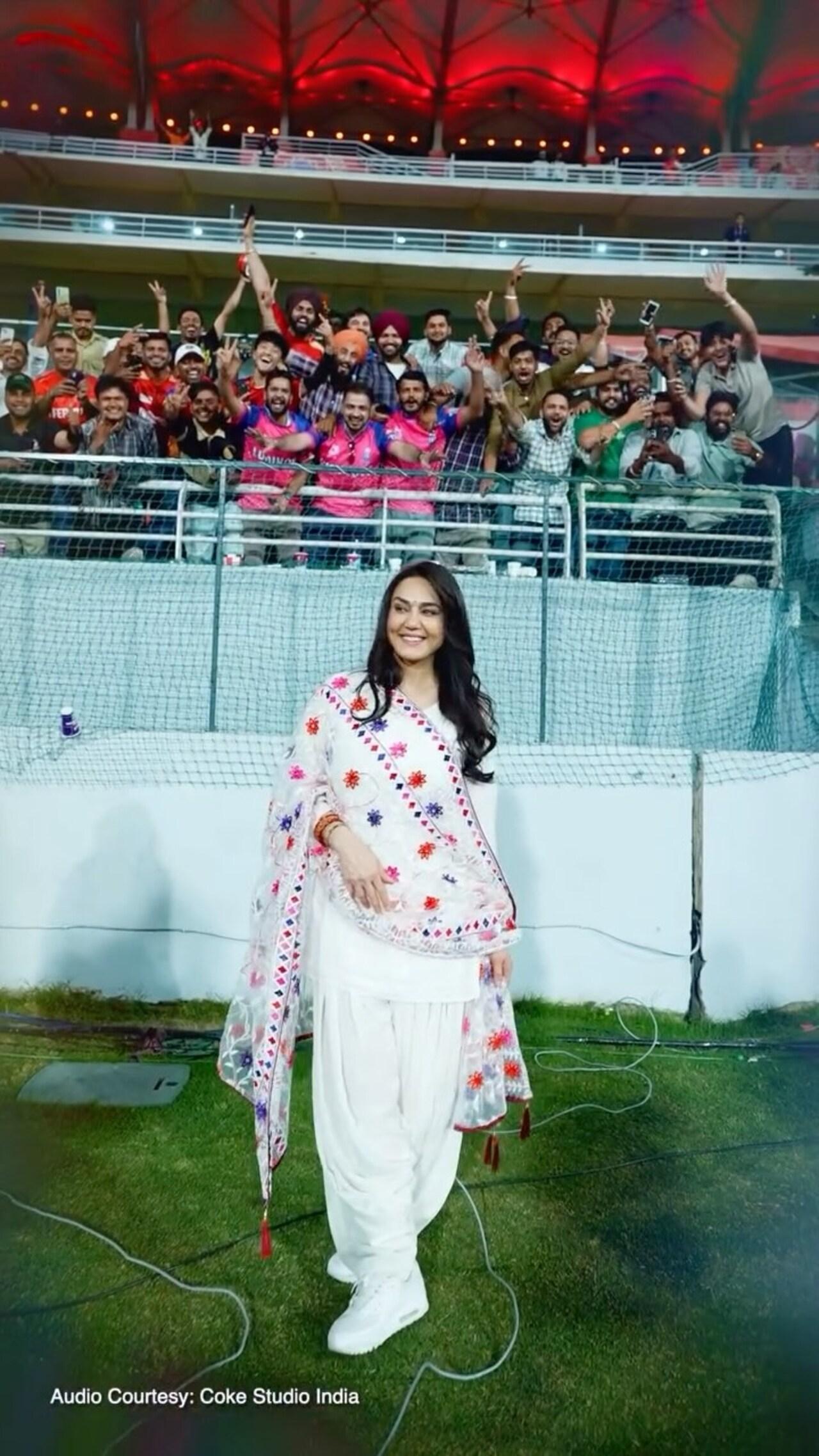 








Showcasing exquisite needlework from Punjab, Preity Zinta proves there’s no better cheerleader than her for Punjab Kings in the IPL final








