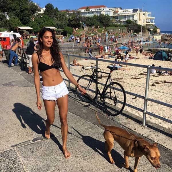 The beach is where her heart lies. And she knows how to keep it sexy yet casual with these bikini shorts.