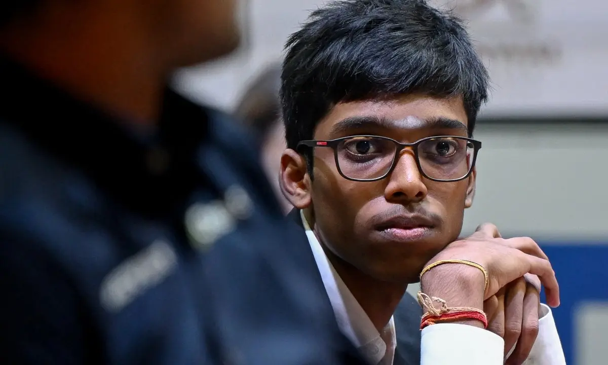 R Praggnanandhaa beats Abdusattorov to become India’s no.1 in live ratings