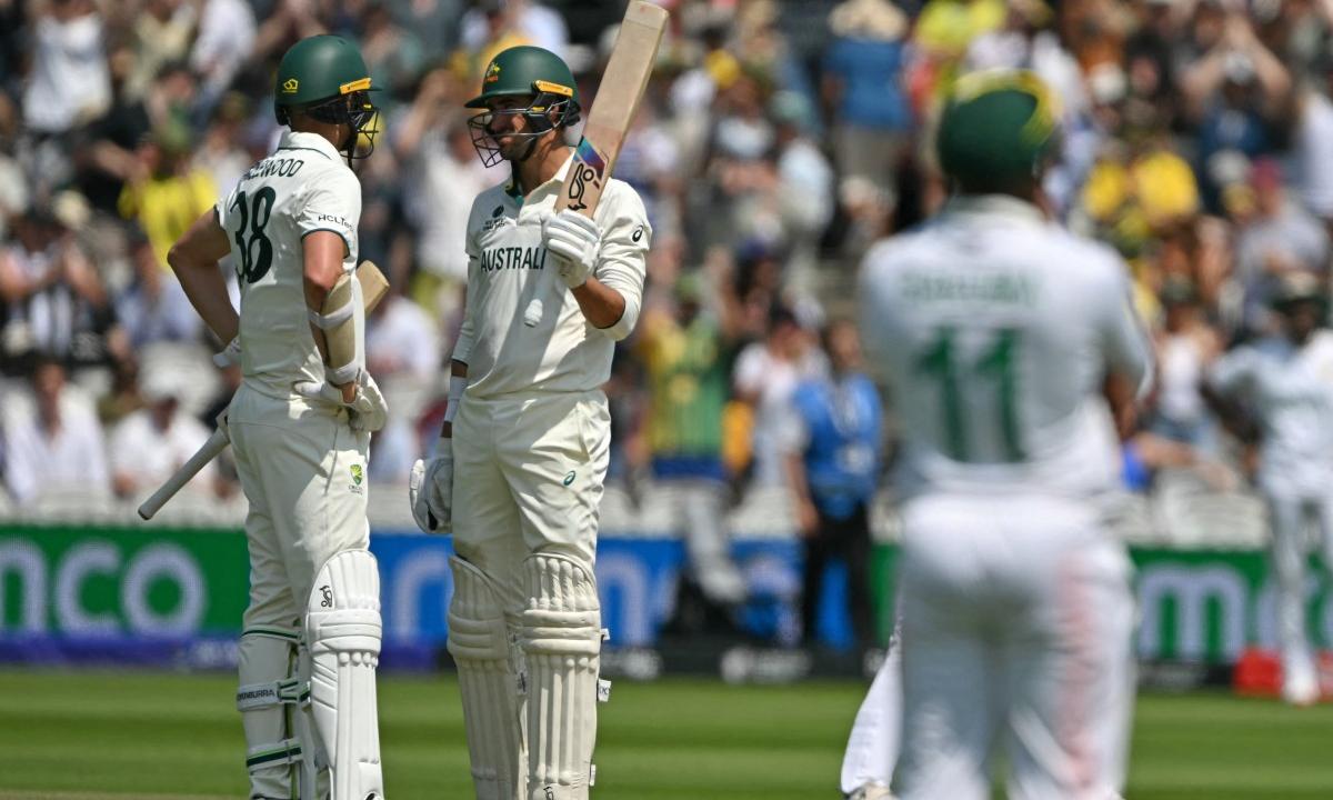 In a gritty display under pressure, Starc remained unbeaten on 58 off 136 deliveries, including five boundaries. He forged a vital 59-run partnership for the final wicket with Josh Hazlewood, who contributed 17 from 53 balls