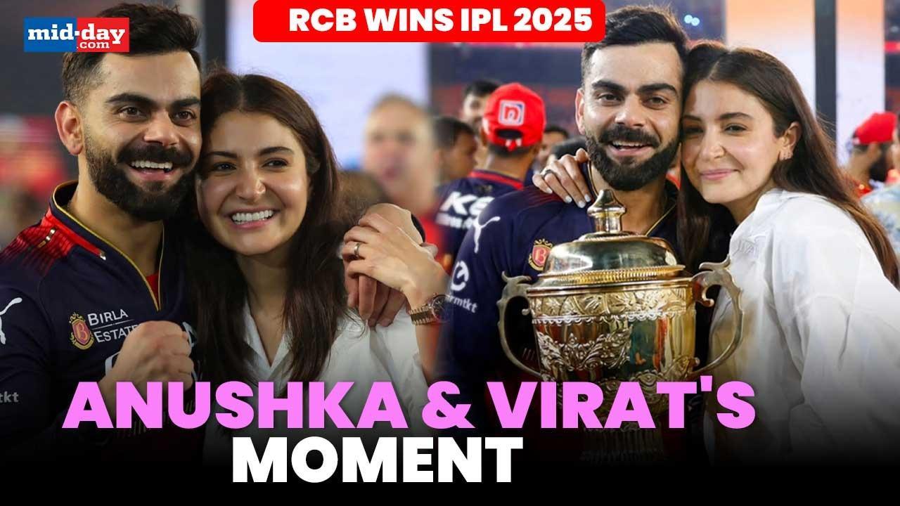 IPL 2025: Virat Kohli Cries in Anushka Sharma’s Arms as RCB Wins First Trophy