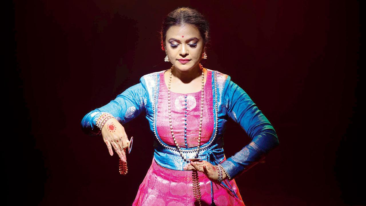 A moment from Aditi Bhagwat’s previous performance, Panchsheel, at Seoul. Pic Courtesy/Aditi Bhagwat