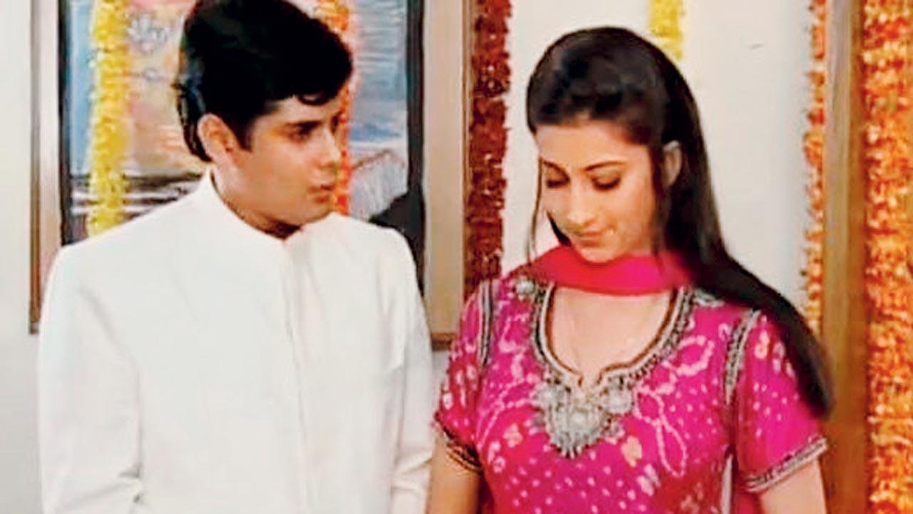 (From left) Amar Upadhyay and Smriti Irani in Kyunki Saas Bhi Kabhi Bahu Thi 