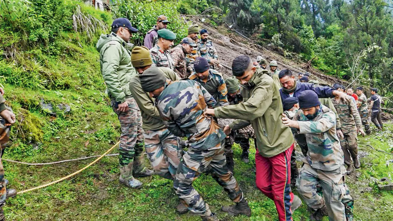 Sikkim: Three army personnel dead, six soldiers missing after landslide