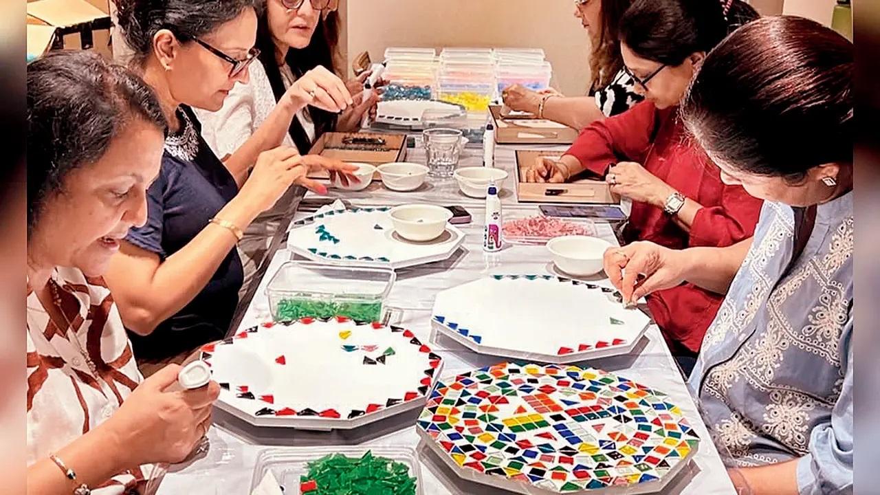Creative stopLearn to make mosaic tables and trays at a session with Craftomania.
TIME 11 am to 2 pmAT Third Wave Coffee, Navneelam Society, Siddharth Nagar, Worli.CALL 9892164180COST Rs 2050 onwards (includes an F&B voucher)
