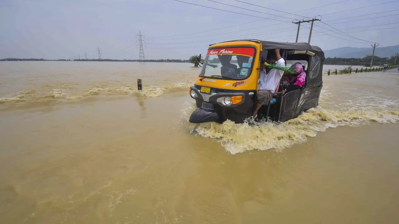 Train services hit in parts of southern Assam amid heavy rainfall