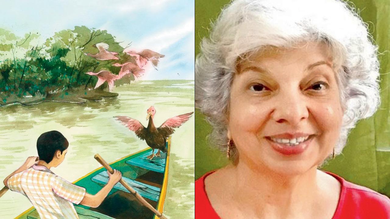 An illustrated work from Flight of the Pink-Headed Ducks and Other Stories. Pic courtesy/BNHS; Illustration courtesy/ Zainab Tambawalla