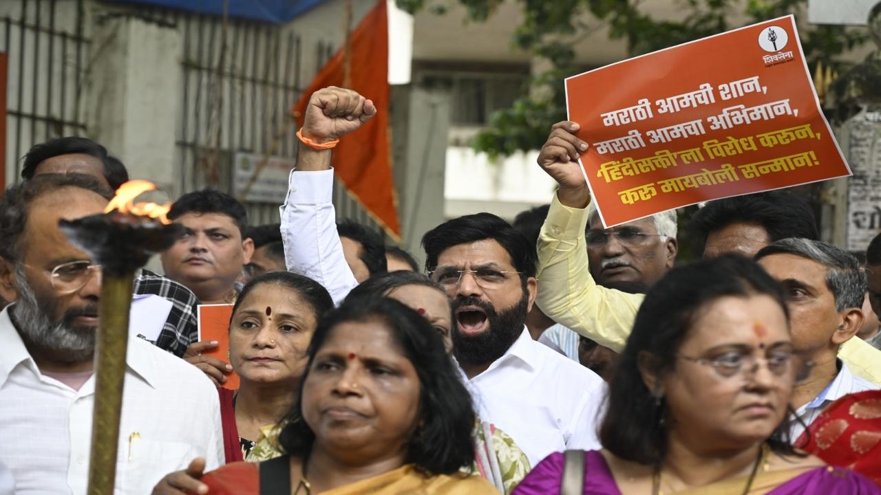 The June 17 GR of the government made Hindi 
