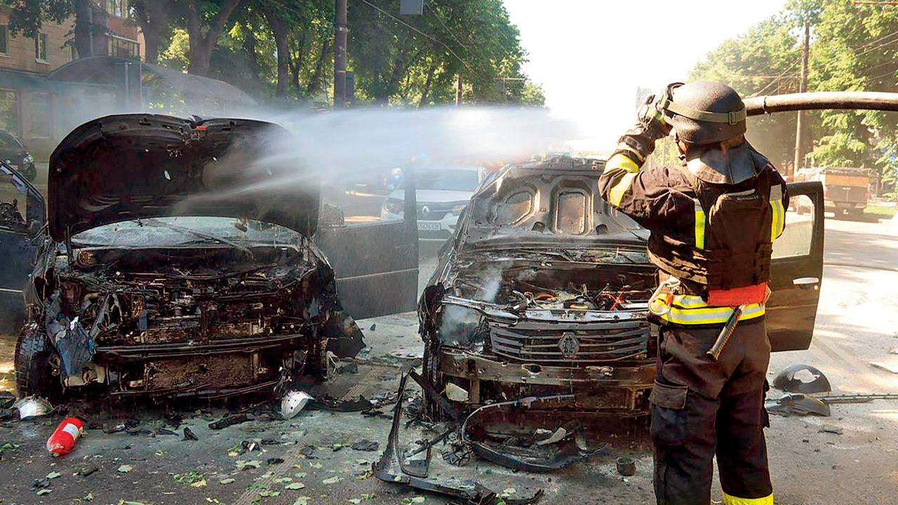 Russian rockets hit homes, medical centre in Ukraine