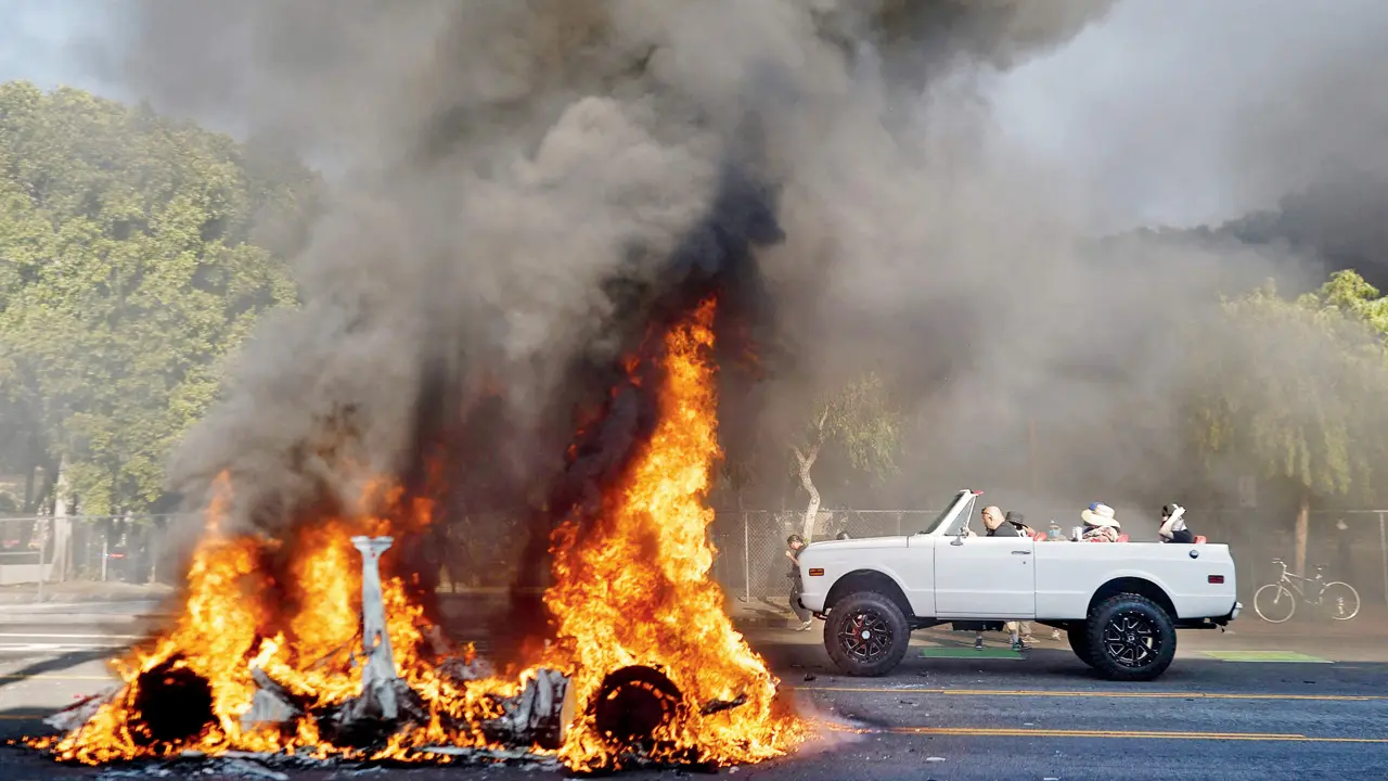 Protests intensify in Los Angeles as National Guard deployed
