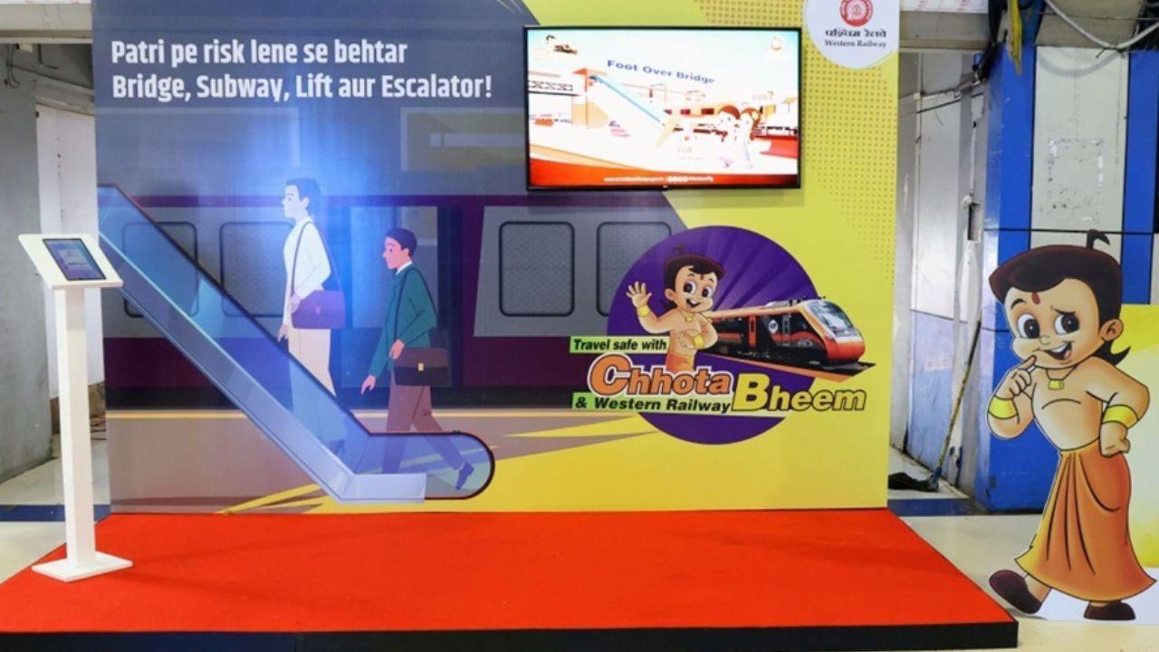 The current theme focuses on trespassing, but Western Railway plans to expand the campaign to include topics such as digital ticketing and more