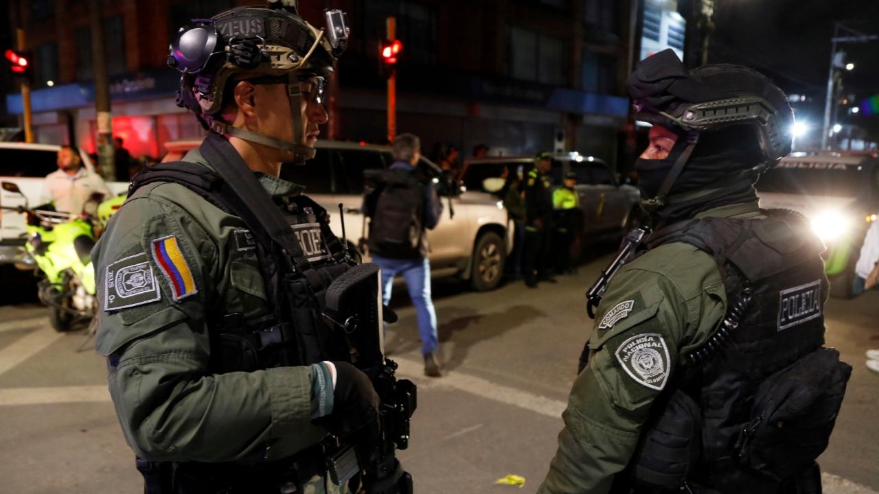 The attack took place in a park in the Fontibon neighbourhood when armed assailants shot him from behind, said the right-wing Democratic Centre, which was the party of former President Alvaro Uribe. The men are not related