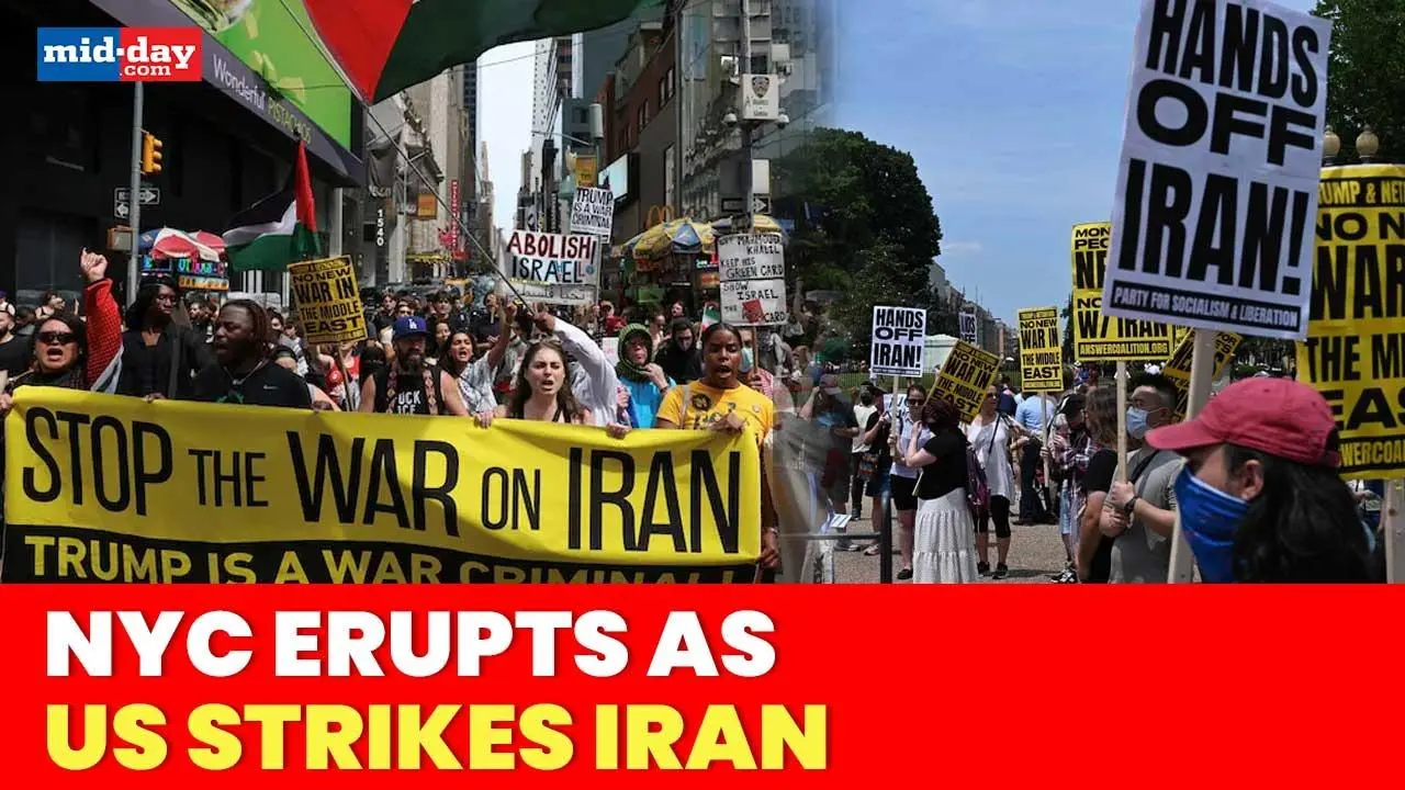 Iran-Israel War: Anti-War Protests Rock NYC After Prez Trump's Iran Strike Call