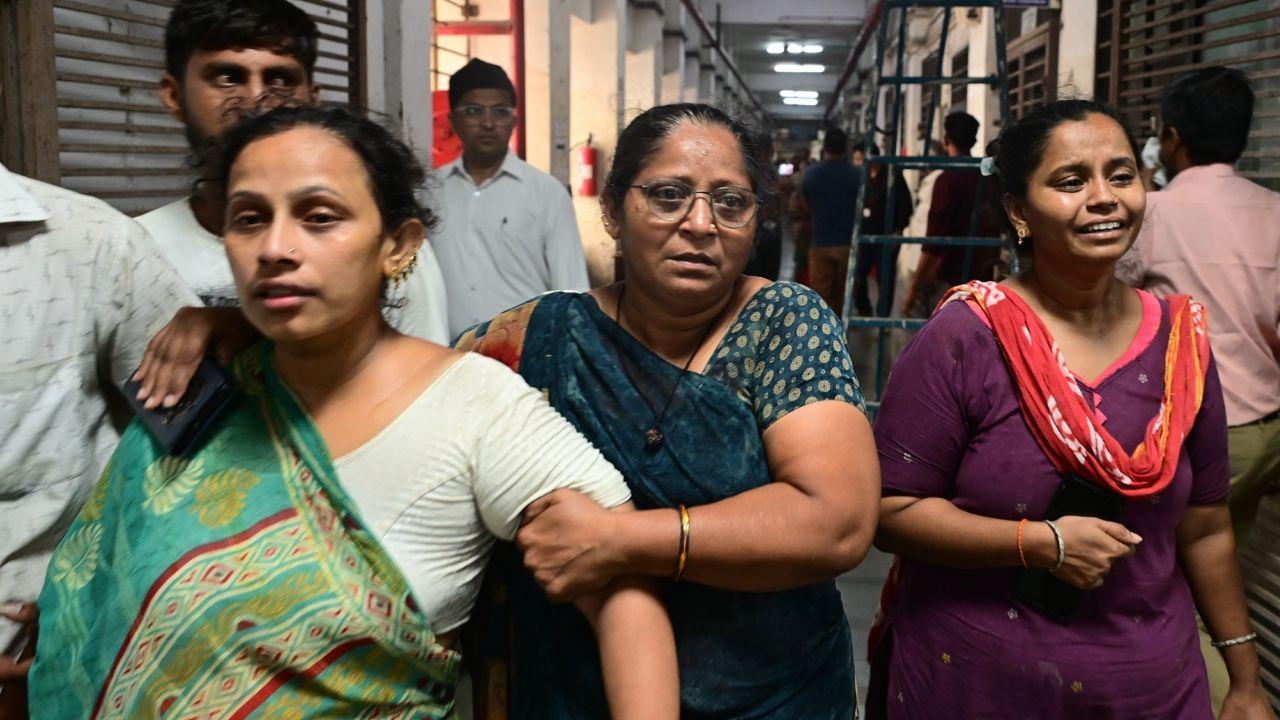 The DNA sampling procedure is underway at the hospital to establish the identities of the victims of the Air India flight
