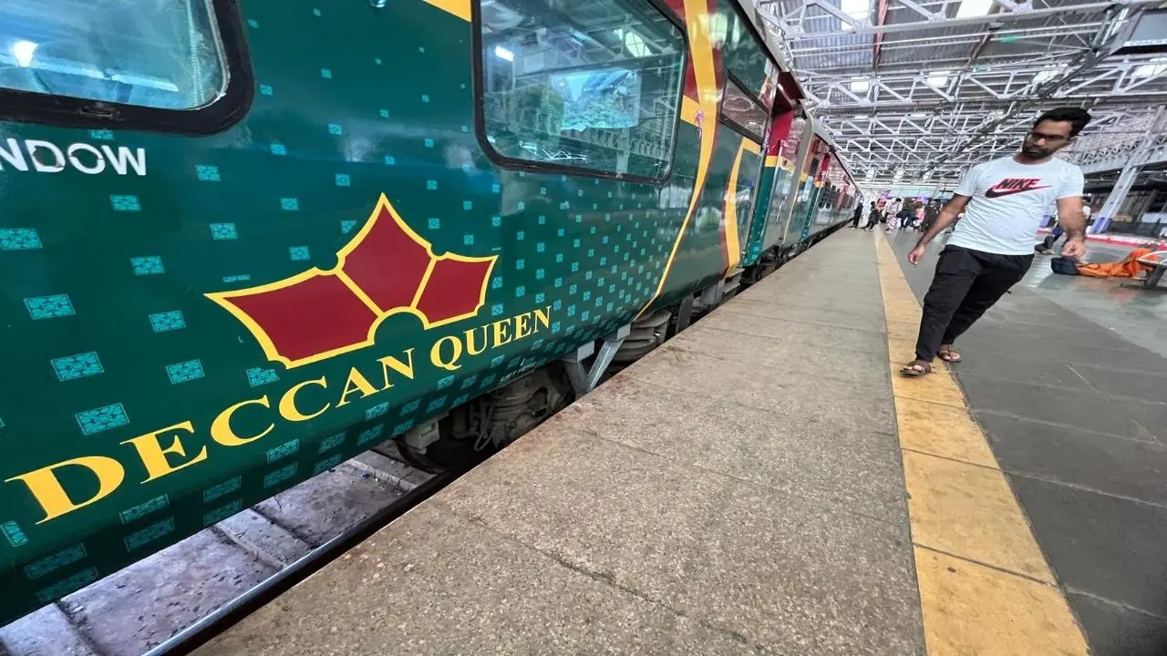 IN PICS: Iconic Deccan Queen adorned to mark 95 years of uninterrupted service