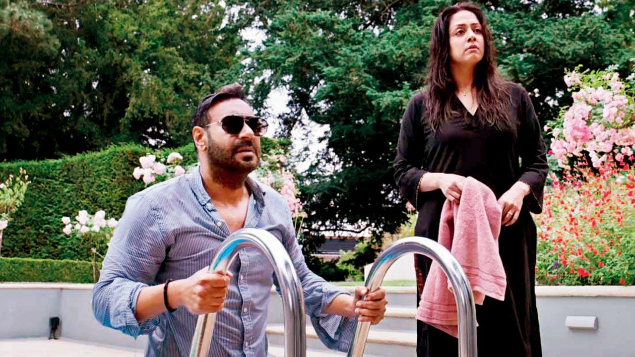 Ajay Devgn and Jyotika in Shaitaan 