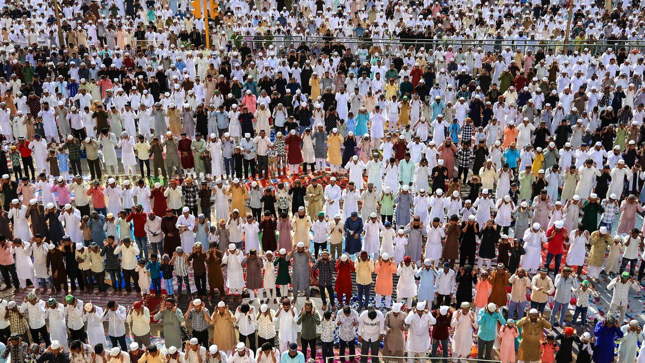 People offer namaz at Idgah Mosque on Delhi-Jaipur Highway in Jaipur, Rajasthan
Eid al-Adha is not just a day of joy and tradition, it is a reaffirmation of spiritual commitment, empathy for the less fortunate, and a reminder of the power of faith
