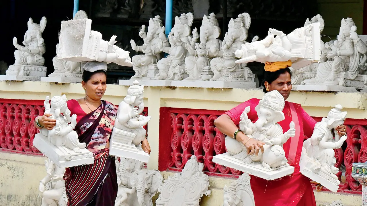 From a tiny town to the world: 2.5 lakh Ganesh idols ready for export