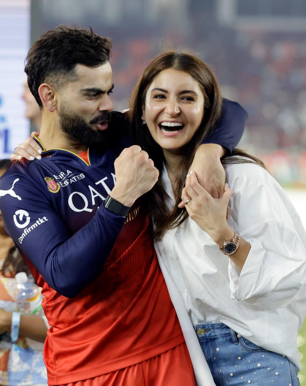 The laughter, the celebration—it couldn’t feel more real. After 18 years, RCB and Virat with Anushka have finally made it. Their joy deserves all the love