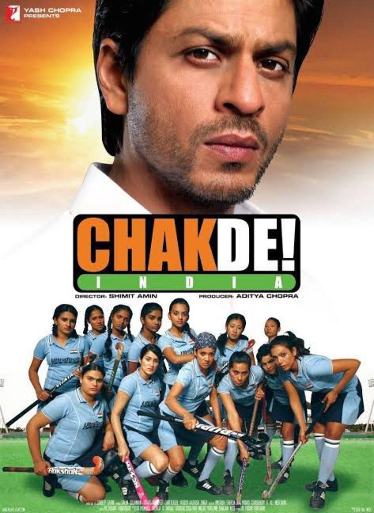 Chak De! India (2007)
As Kabir Khan, the disgraced hockey coach seeking redemption, SRK delivered a stirring, motivational performance that became iconic